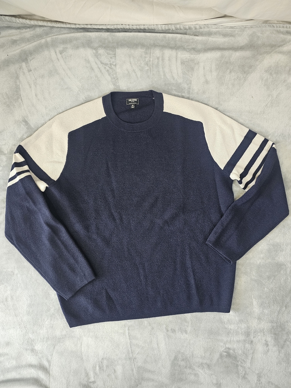Todd Snyder Sweater Mens SZ XL 100% Merino Wool Crewneck Knit Pullover - Picture 1 of 8